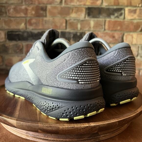Brooks Ghost 16 Men\'s 11.5 Gray Green Neutral Cushion Running Shoes Sneakers main image 6